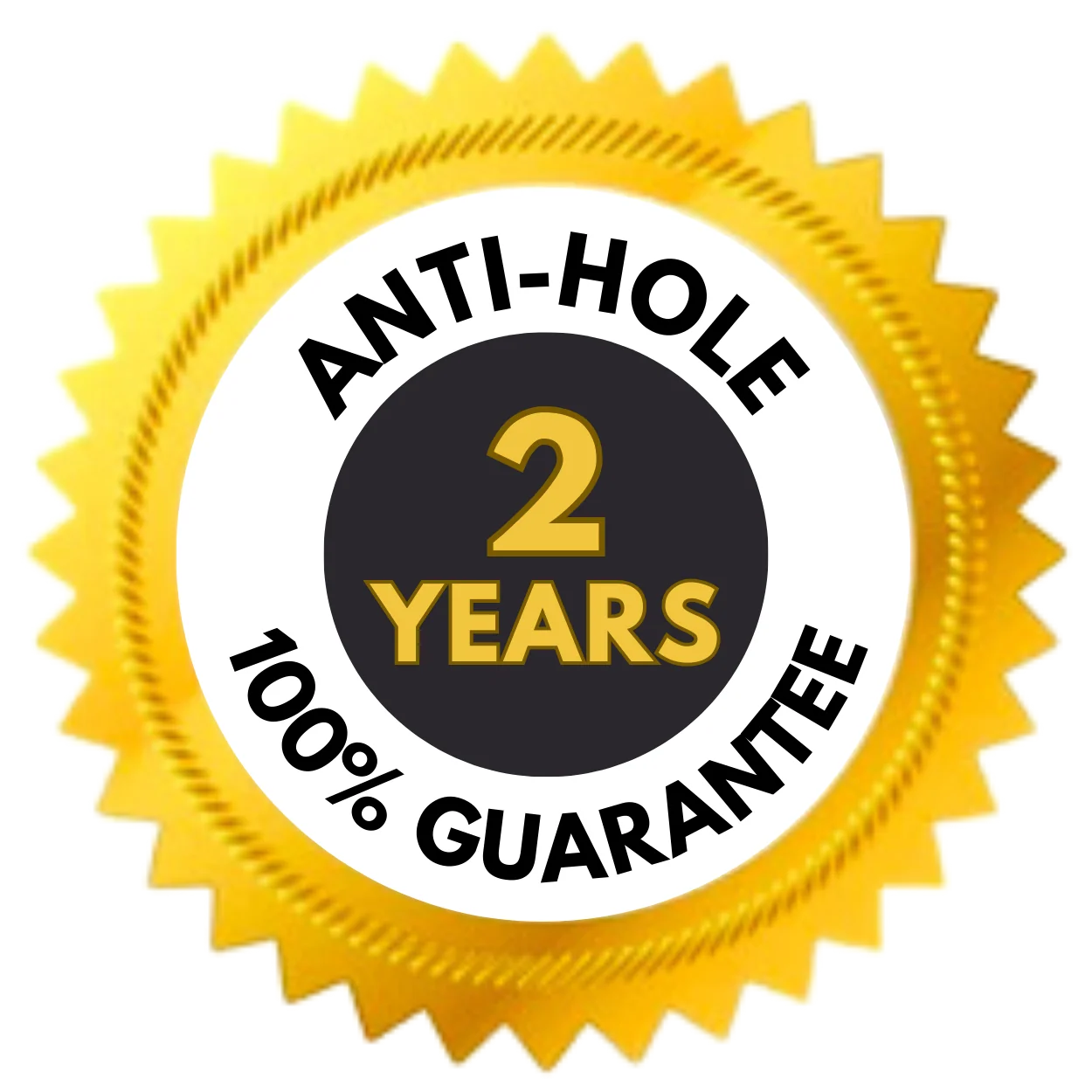 Upgrade Your Guarantee: 2 Years of Anti-Hole Protection